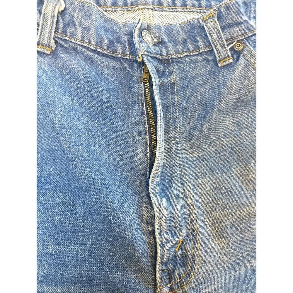 Vintage Levis Mens Medium Wash Straight Leg Denim Jeans Blue W34 L30